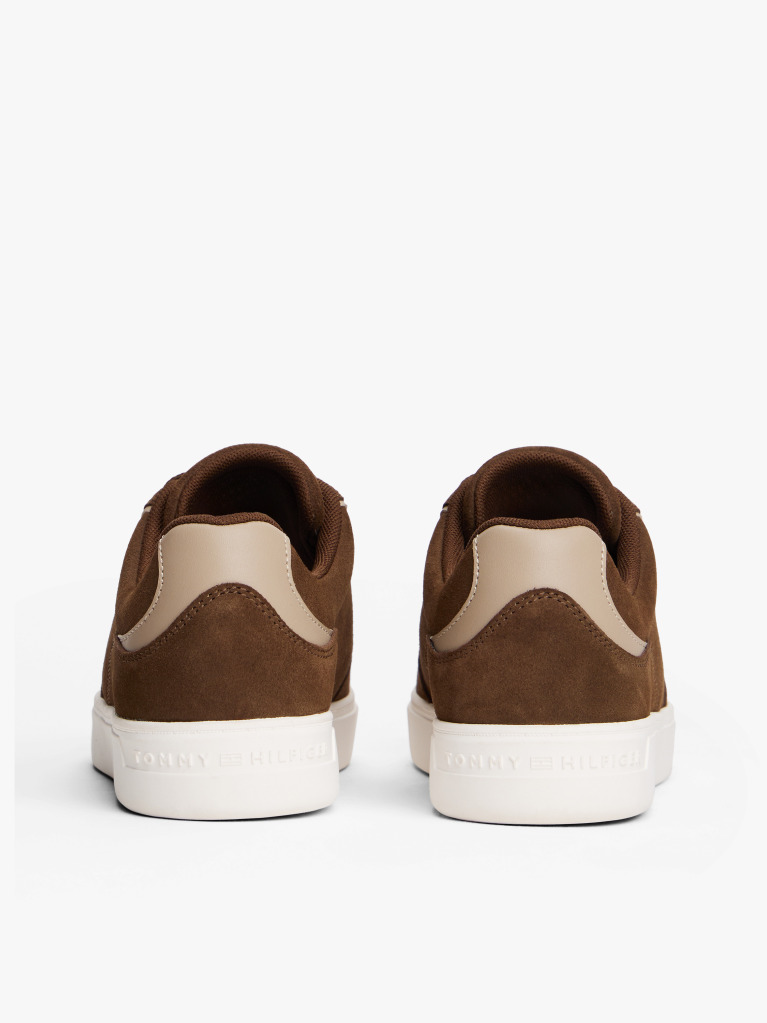 Brown Suede Cupsole Trainers  Women