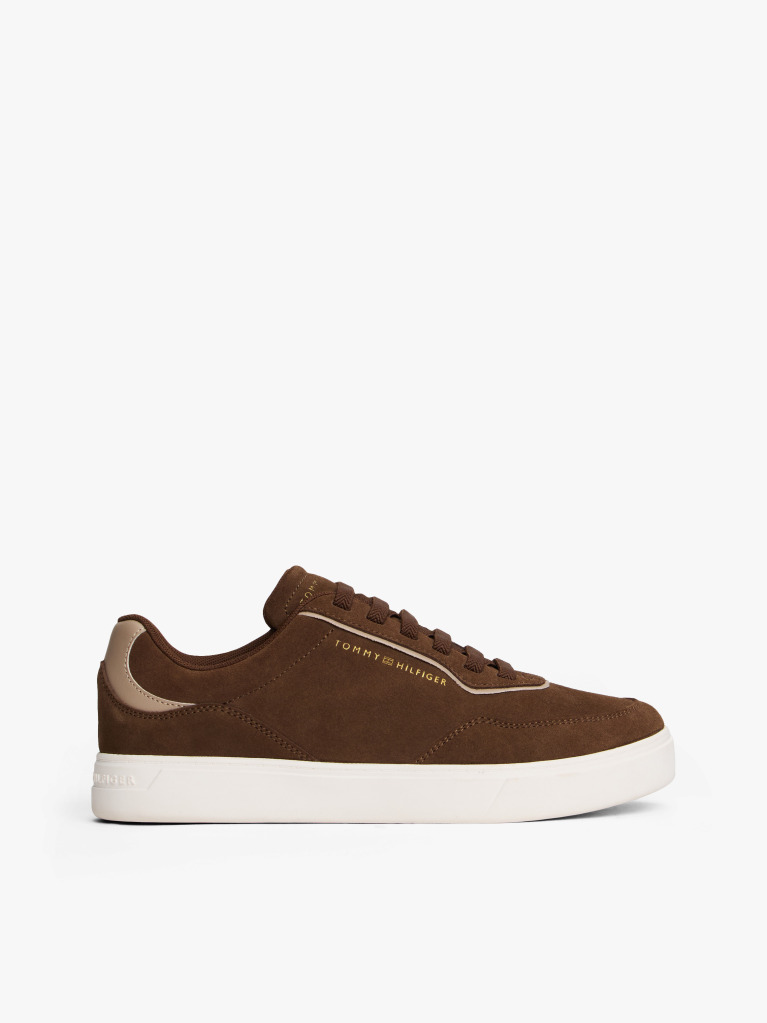 Brown Suede Cupsole Trainers  Women