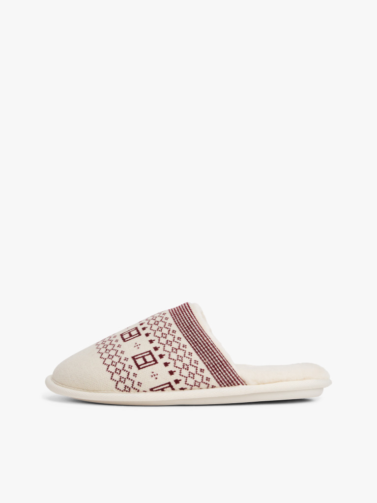 Multi Fair Isle Knit Slippers  Women