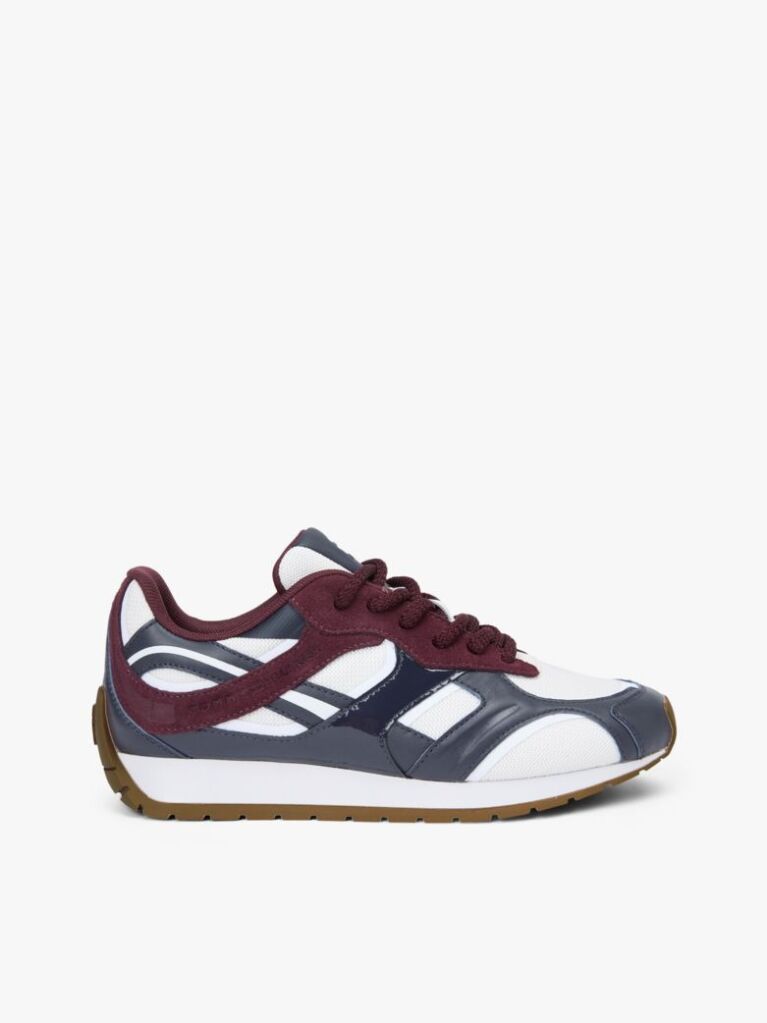 Multi TH Monogram Leather Mixed Texture Trainers  Women