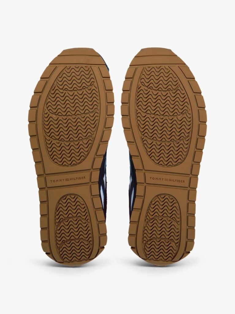 Multi TH Monogram Leather Mixed Texture Trainers  Women