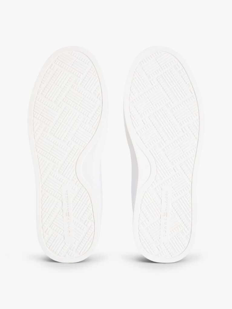 Άσπρο Δερμάτινα Sneakers Με Λογότυπο  Γυναίκες