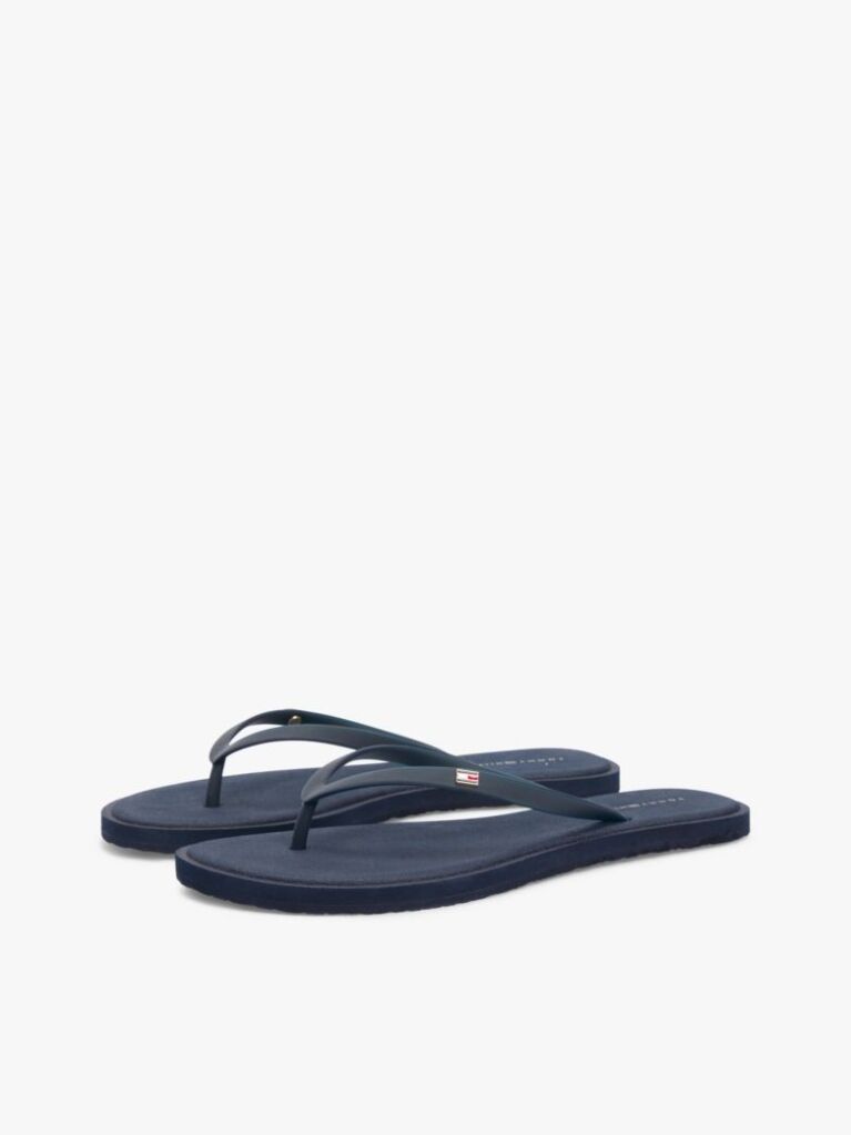 Blue Chic Enamel Flag Flip-Flops  Women