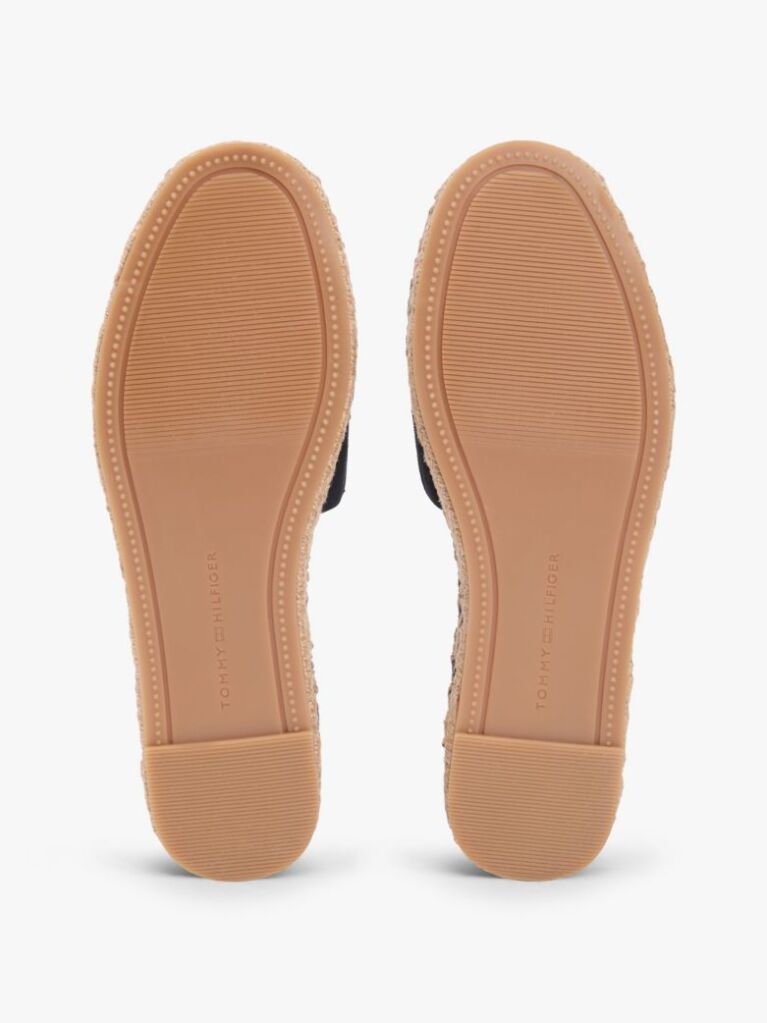 Black Suede Ankle Strap Platform Espadrilles  Women