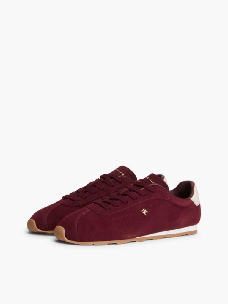 Κόκκινο Σουέτ Sneakers Με Μονόγραμμα TH  Γυναίκες