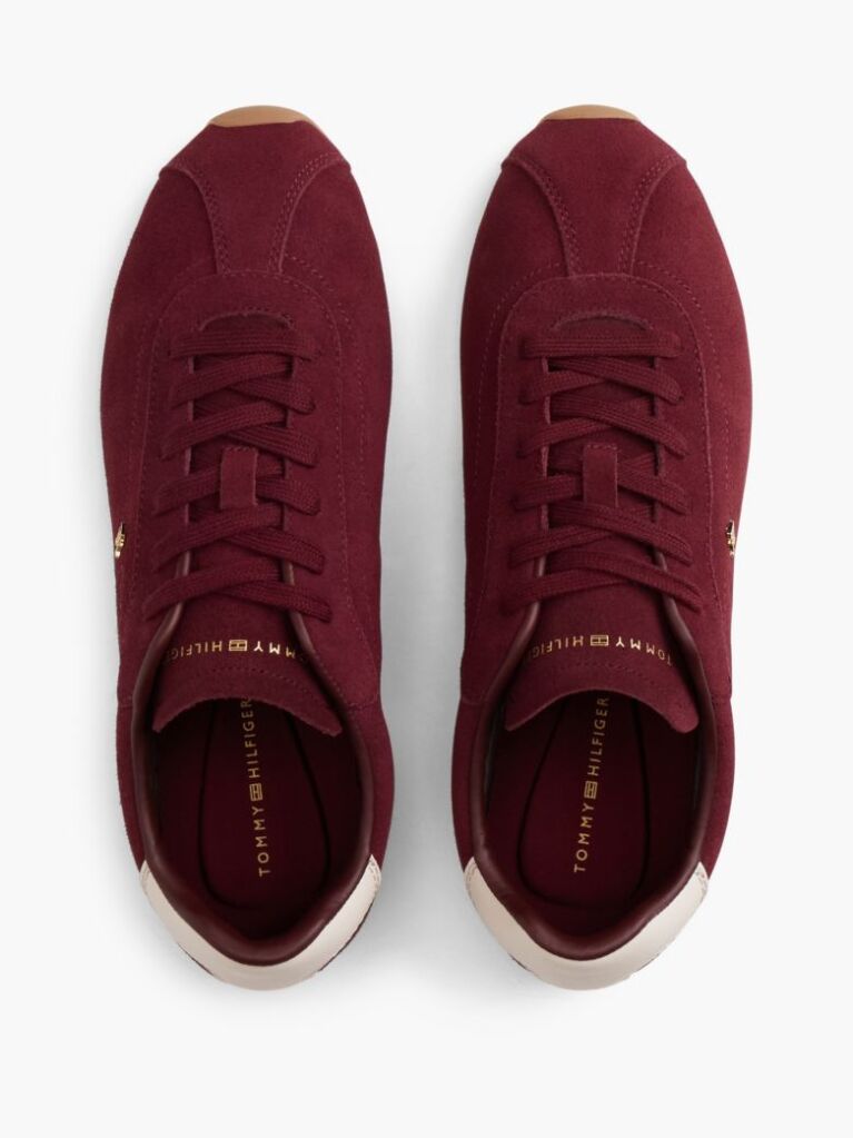 Κόκκινο Σουέτ Sneakers Με Μονόγραμμα TH  Γυναίκες