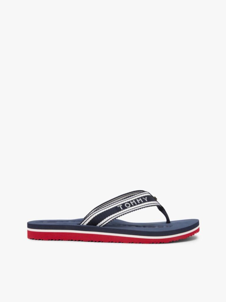 Multi Webbing Strap Signature Flip-Flops  Women
