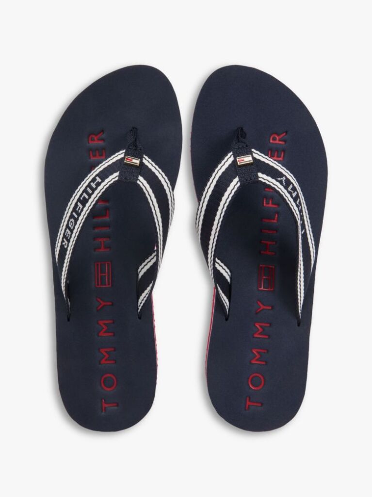 Multi Webbing Strap Signature Flip-Flops  Women