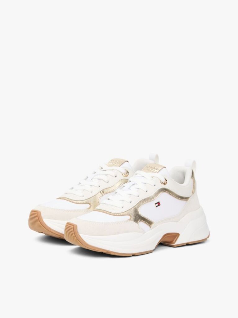 Multi Δερμάτινα Sneakers Με Chunky Σόλα  Γυναίκες