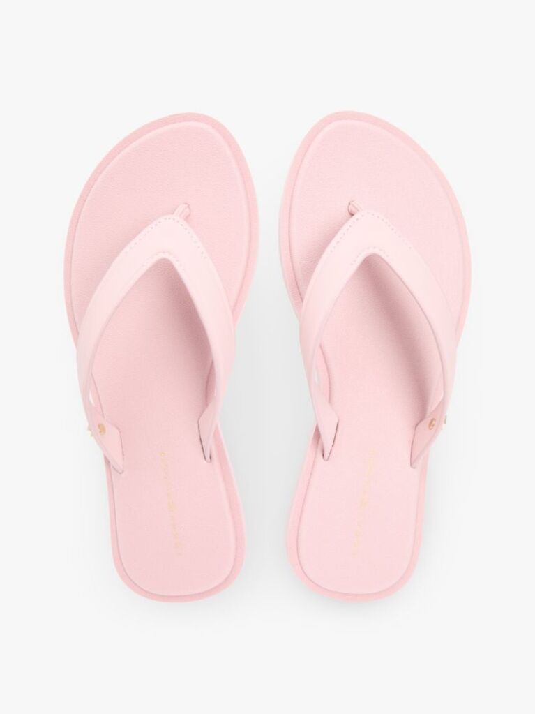Pink Chic TH Monogram Flip-Flops  Women