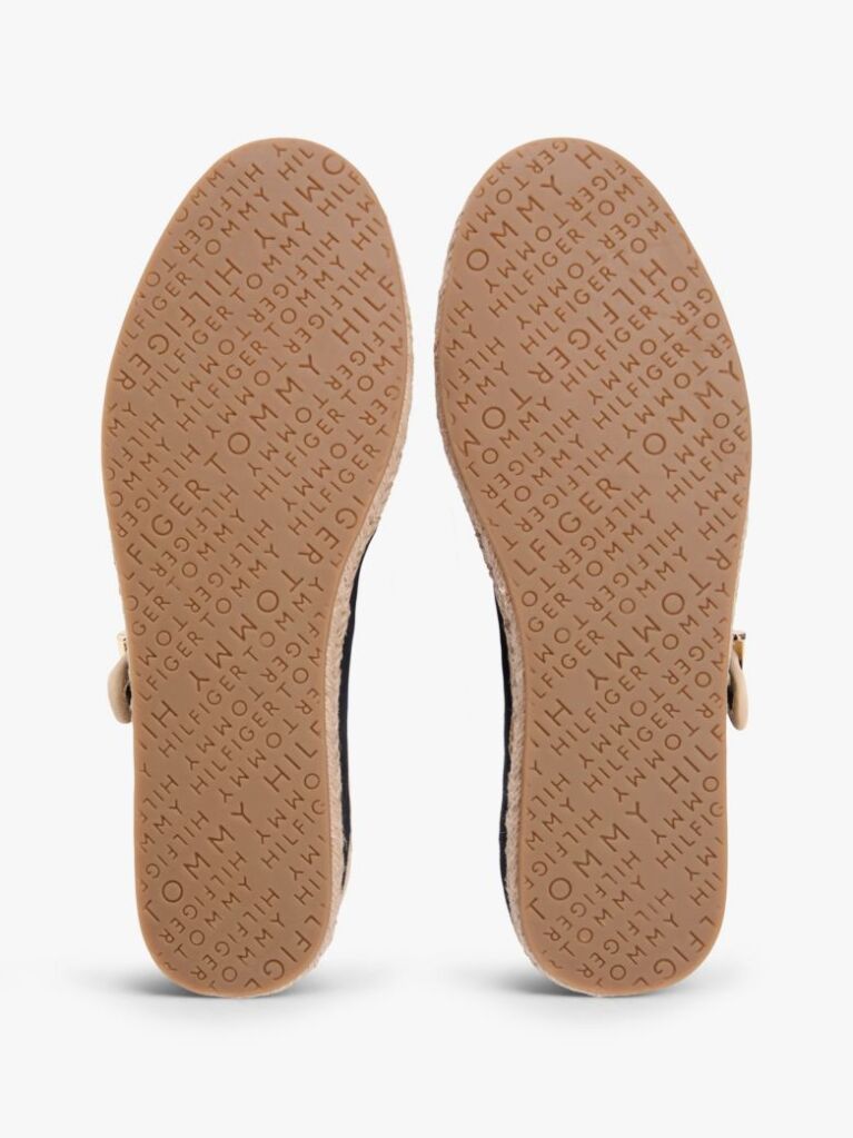 Black Canvas Mary Jane Espadrilles  Women