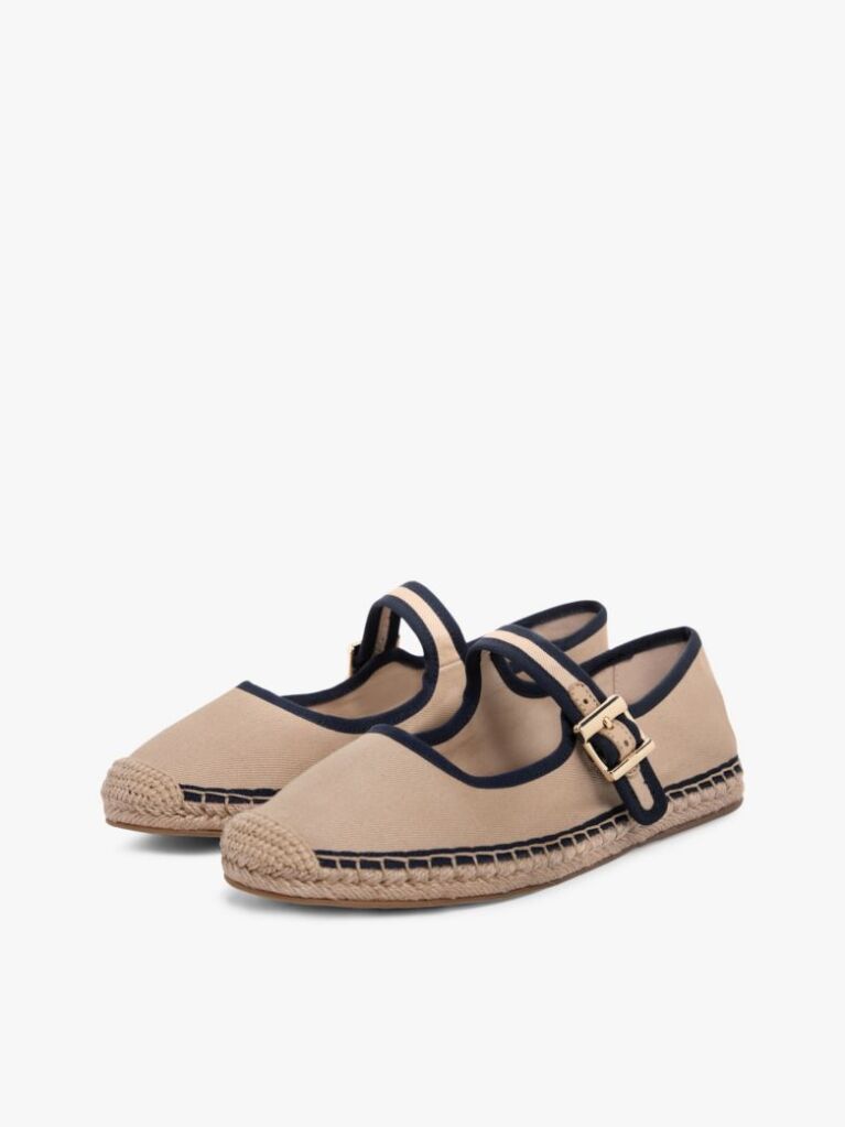 Blue Canvas Mary Jane Espadrilles  Women