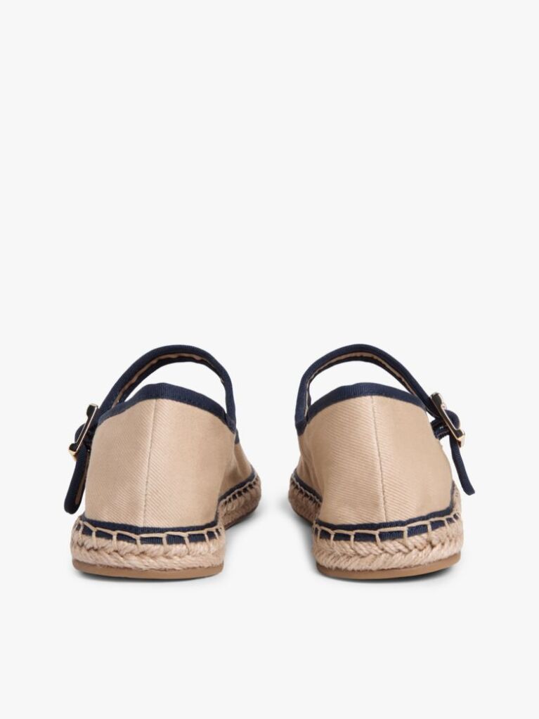 Blue Canvas Mary Jane Espadrilles  Women