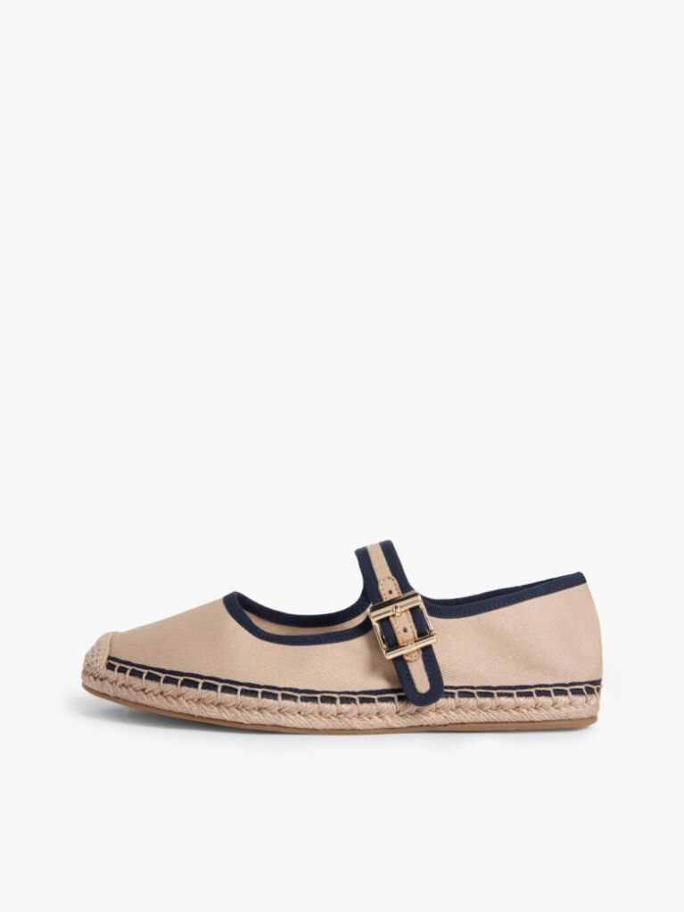Blue Canvas Mary Jane Espadrilles  Women