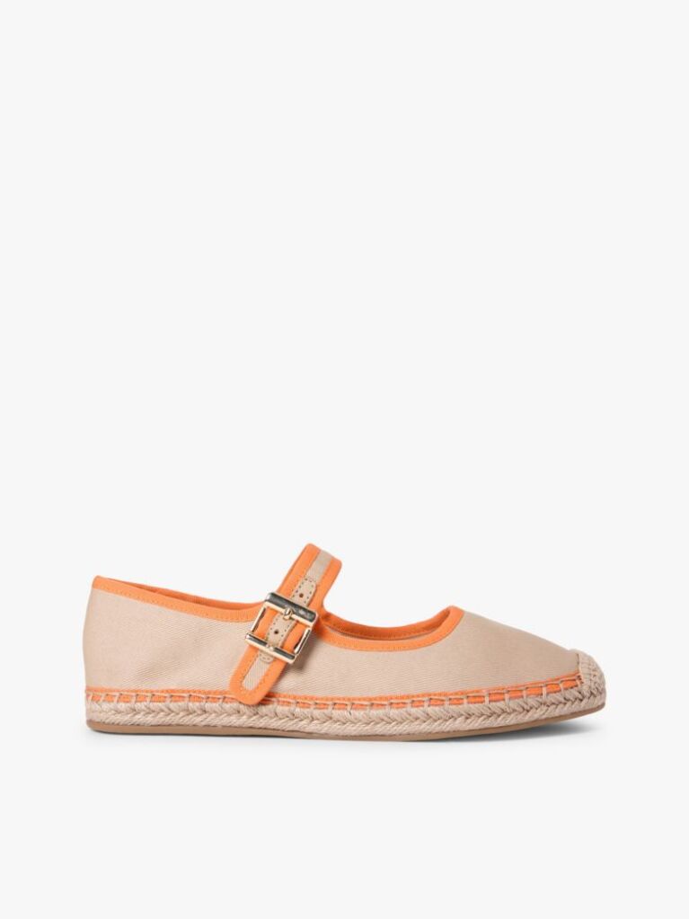 Multi Canvas Mary Jane Espadrilles  Women
