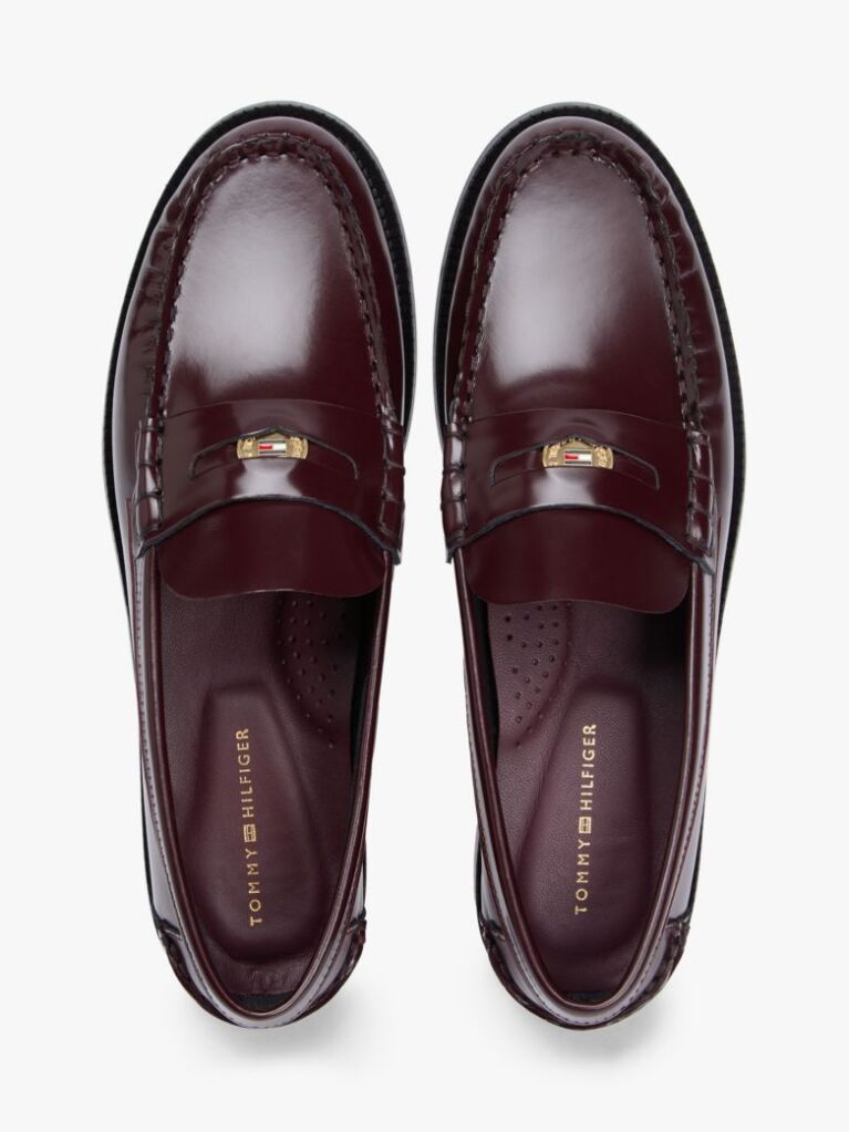 Κόκκινο Δερμάτινα Loafers  Γυναίκες