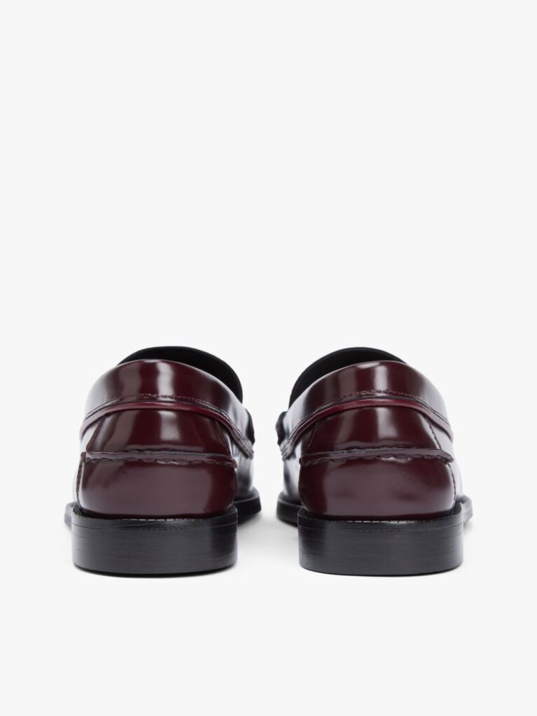 Κόκκινο Δερμάτινα Loafers  Γυναίκες