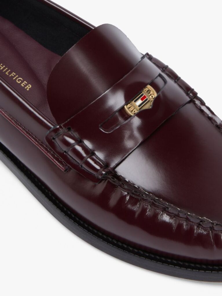 Κόκκινο Δερμάτινα Loafers  Γυναίκες