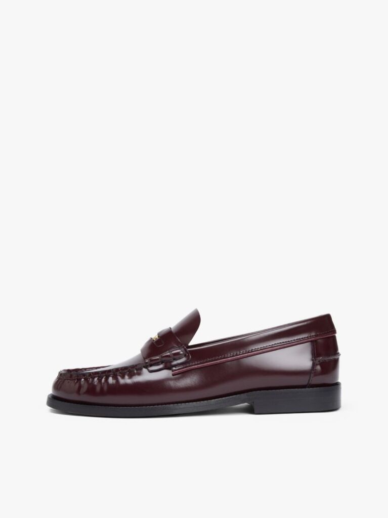 Κόκκινο Δερμάτινα Loafers  Γυναίκες