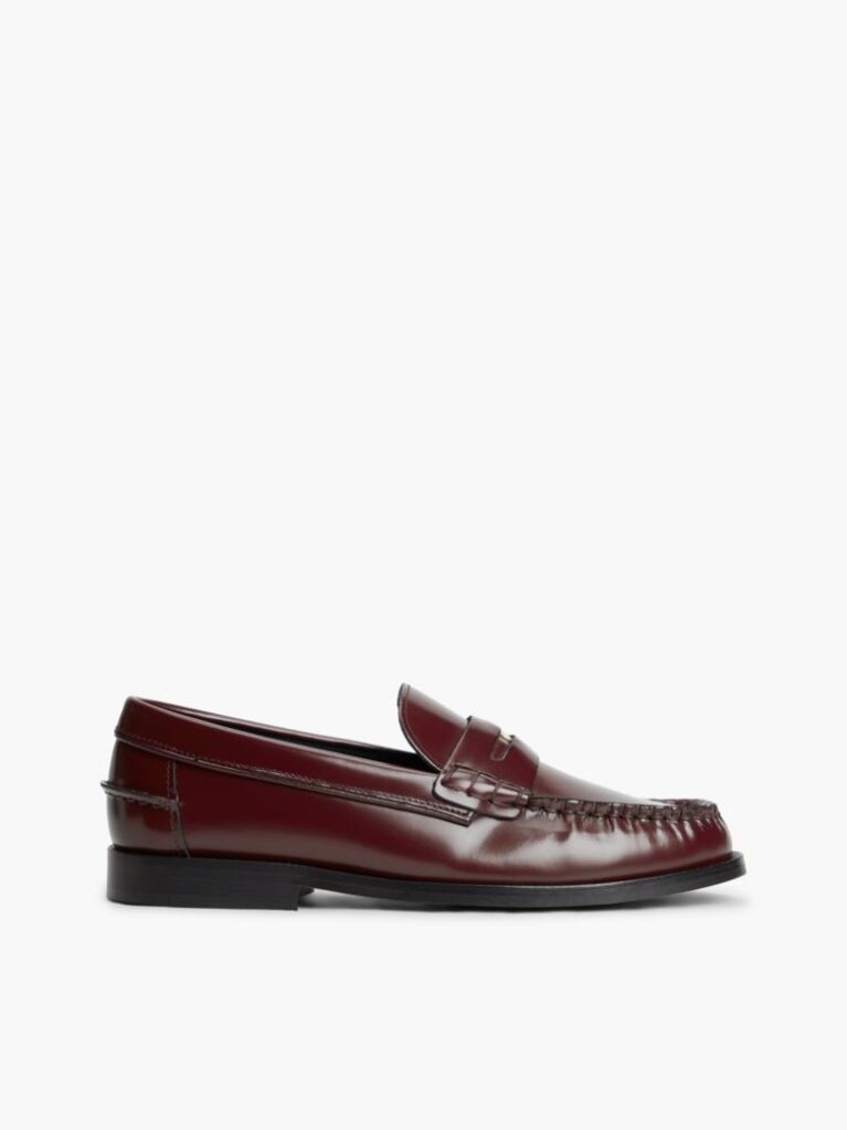 Κόκκινο Δερμάτινα Loafers  Γυναίκες