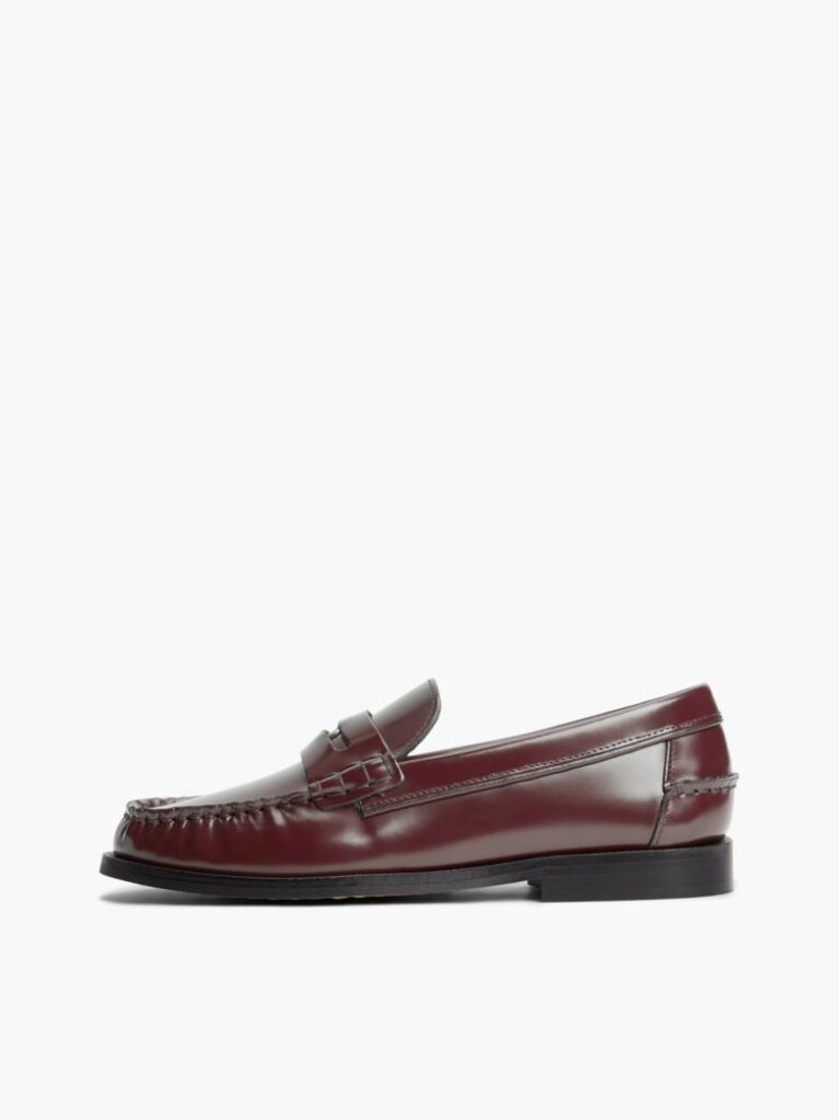 Κόκκινο Δερμάτινα Loafers  Γυναίκες