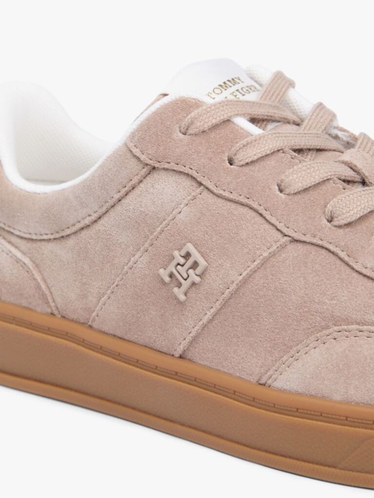 Ροζ TH Monogram Σουέτ Sneakers  Γυναίκες