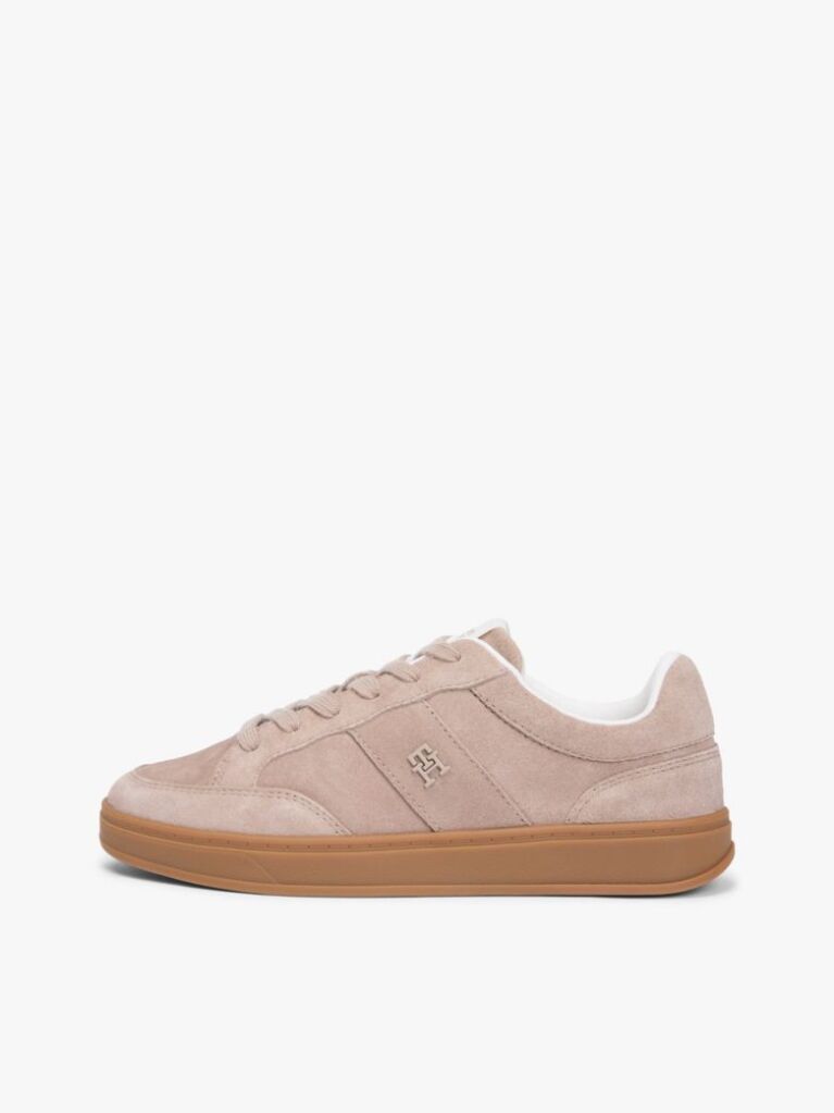 Ροζ TH Monogram Σουέτ Sneakers  Γυναίκες