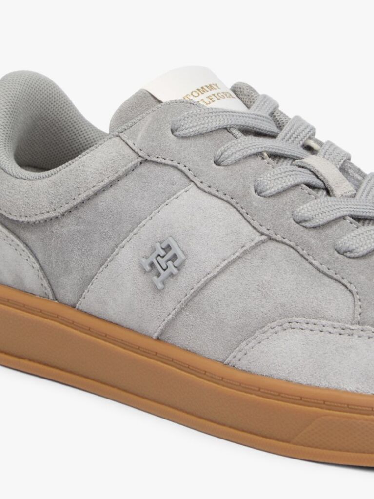 Γκρι TH Monogram Σουέτ Sneakers  Γυναίκες