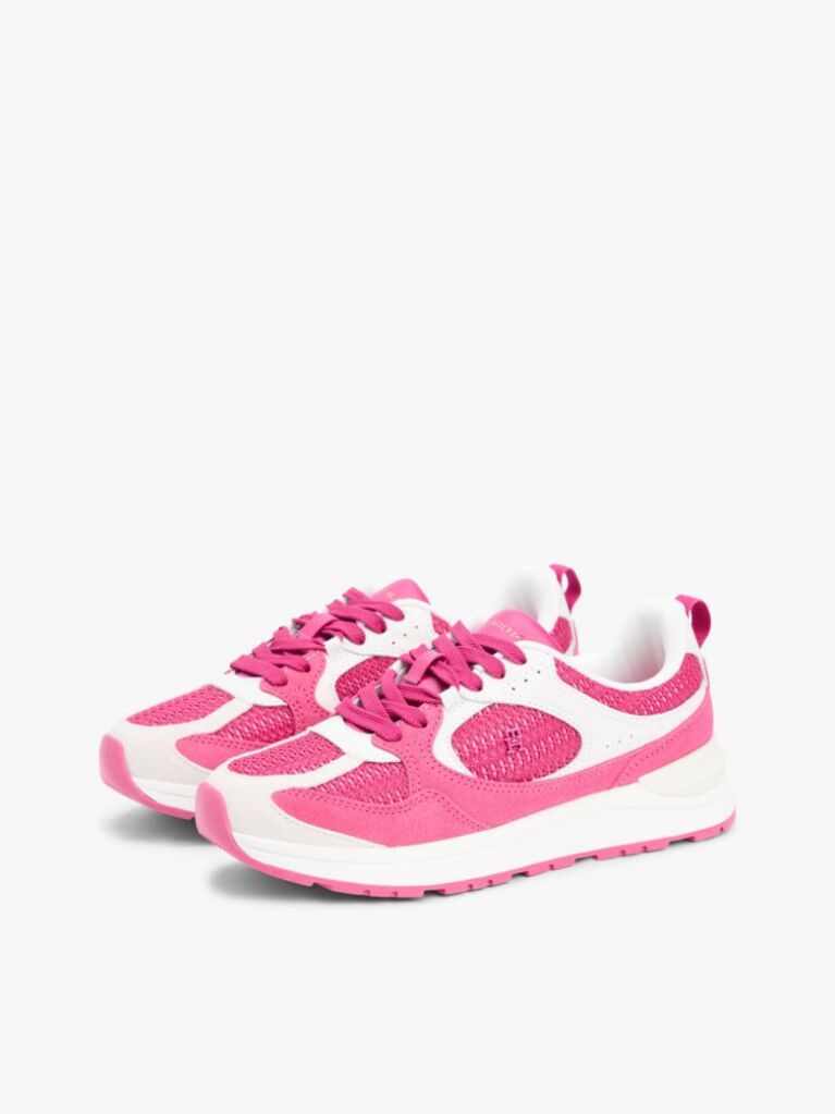 Multi Tonal Sneakers Με Μίξη Υφών Και Μονόγραμμα TH  Γυναίκες