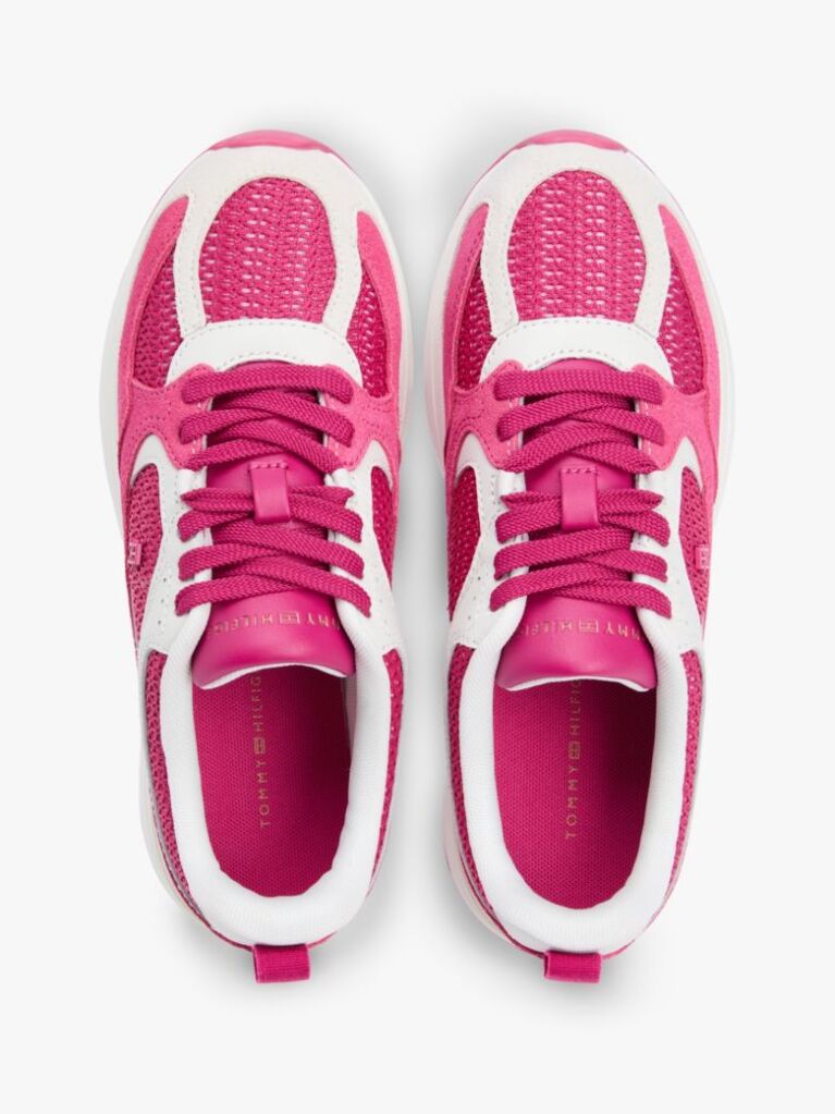 Multi Tonal Sneakers Με Μίξη Υφών Και Μονόγραμμα TH  Γυναίκες