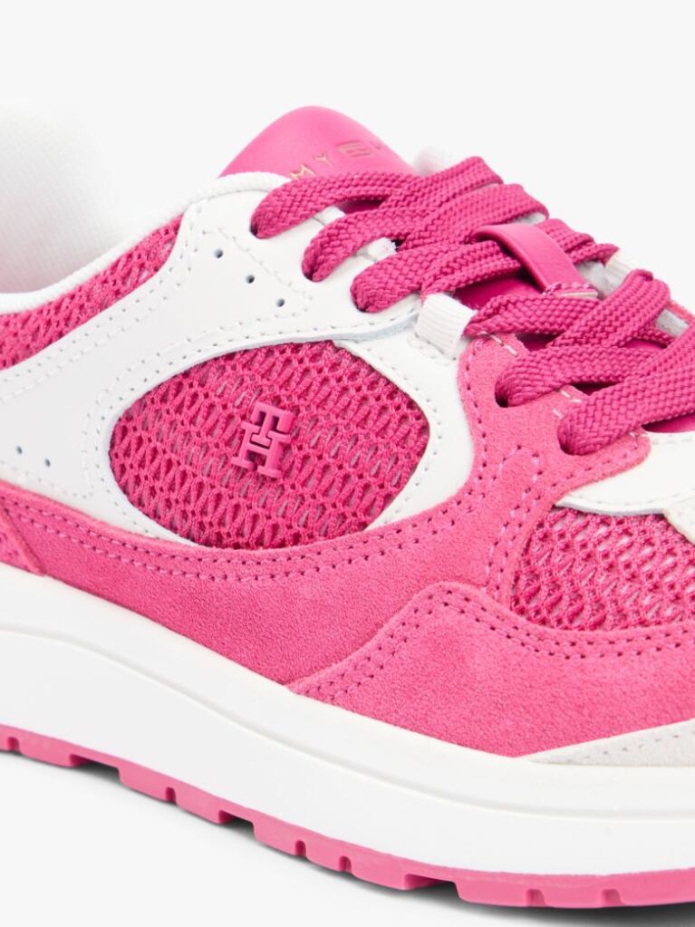 Multi Tonal Sneakers Με Μίξη Υφών Και Μονόγραμμα TH  Γυναίκες