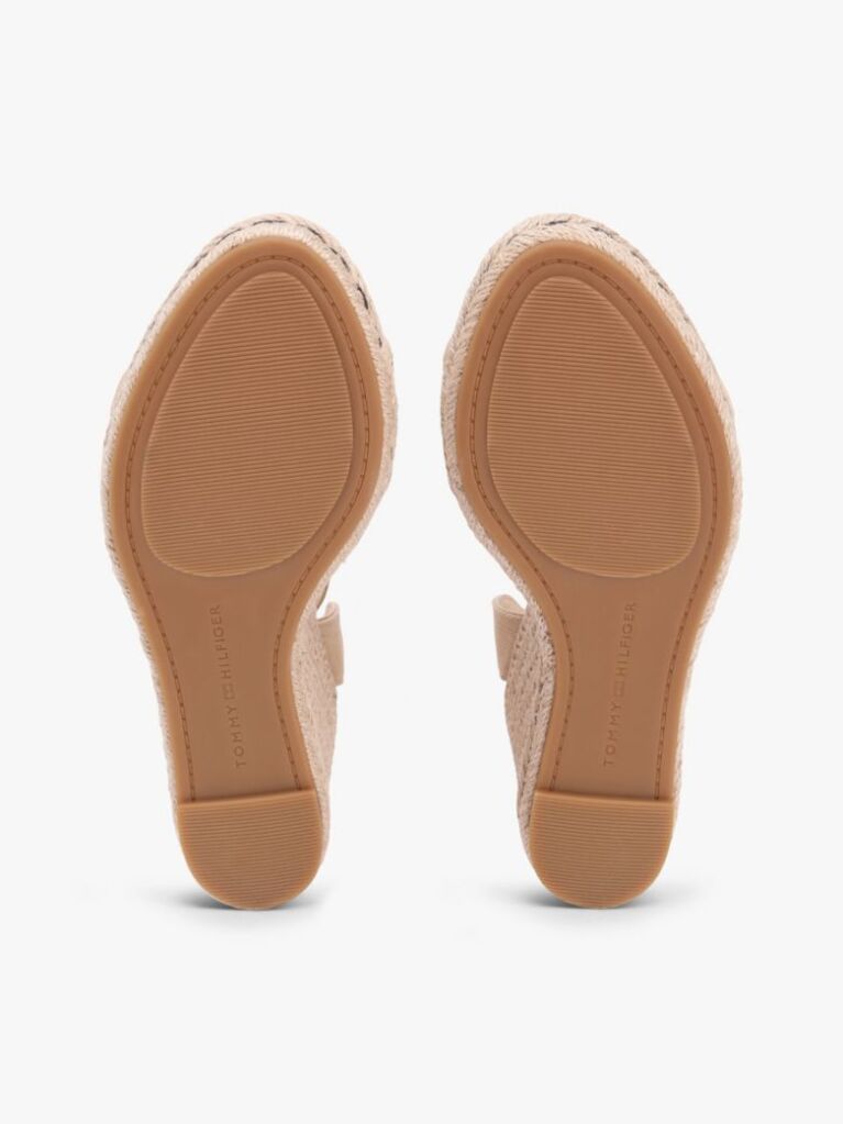 Multi Raffia Strap High Wedge Espadrilles  Women