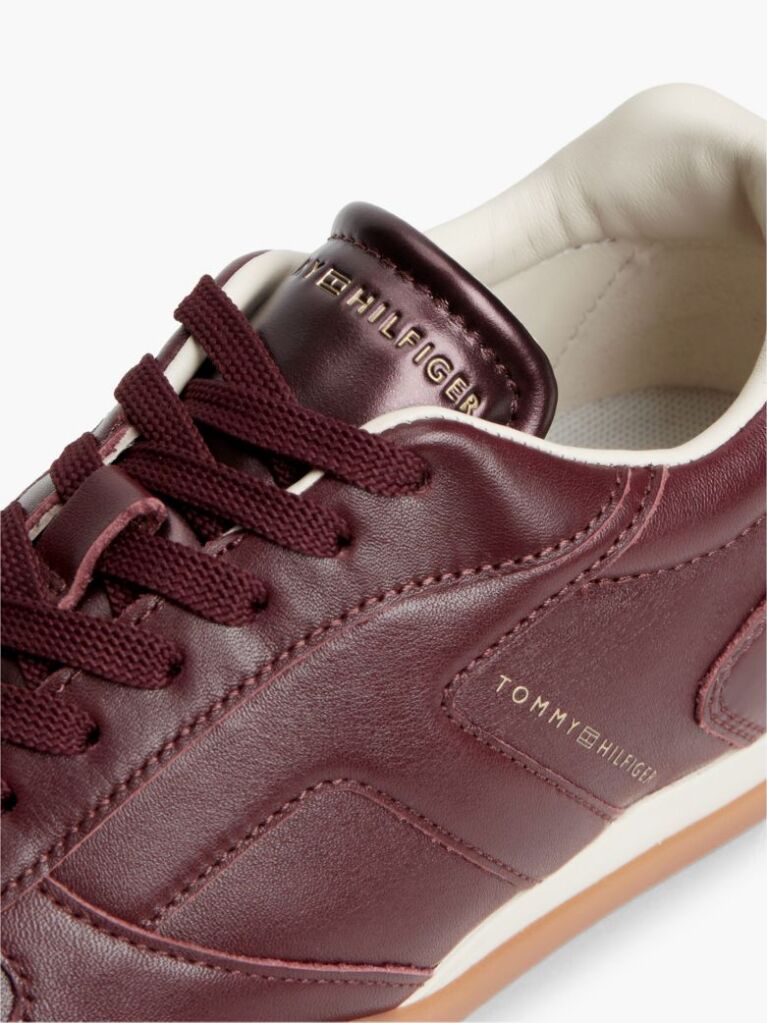 Κόκκινο Δερμάτινα Vintage Sneakers  Γυναίκες