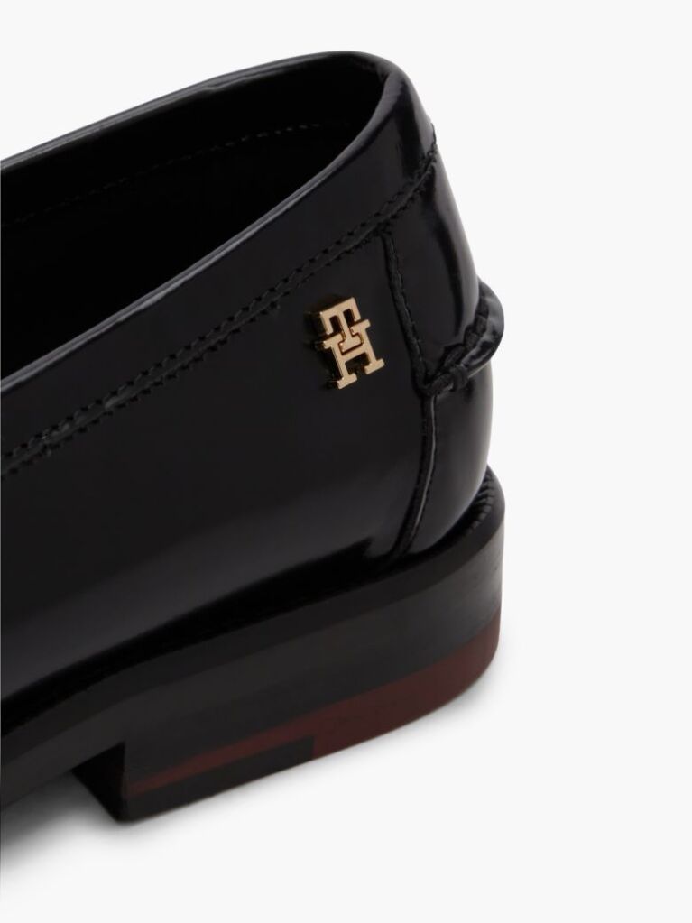 Μαύρο Δερμάτινα Loafers Με Tassel  Γυναίκες