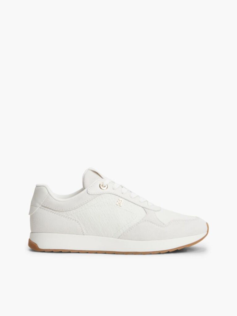 Μπεζ Σουέτ Sneakers Με Μονόγραμμα TH  Γυναίκες