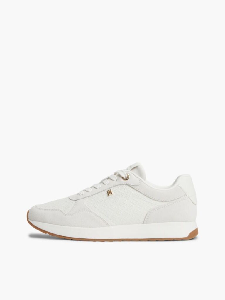 Μπεζ Σουέτ Sneakers Με Μονόγραμμα TH  Γυναίκες