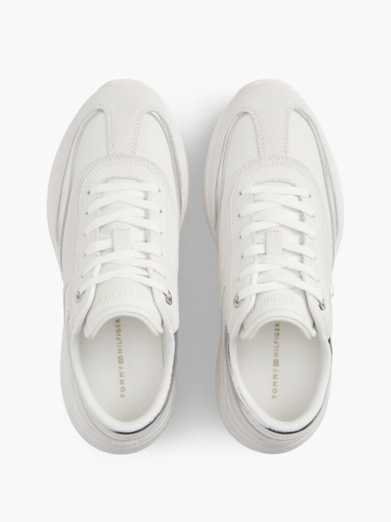 Μπεζ Σουέτ Sneakers Με Μονόγραμμα TH  Γυναίκες
