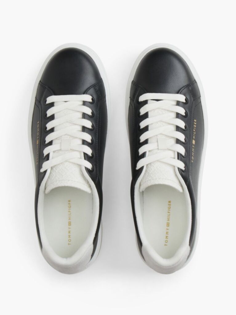 Multi TH Monogram Leather Platform Sneakers  Women