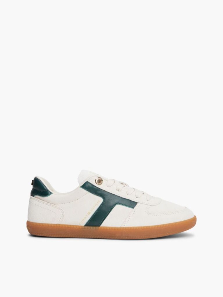 Μπεζ Σουέτ Sneakers Με Μίξη Υφών  Γυναίκες