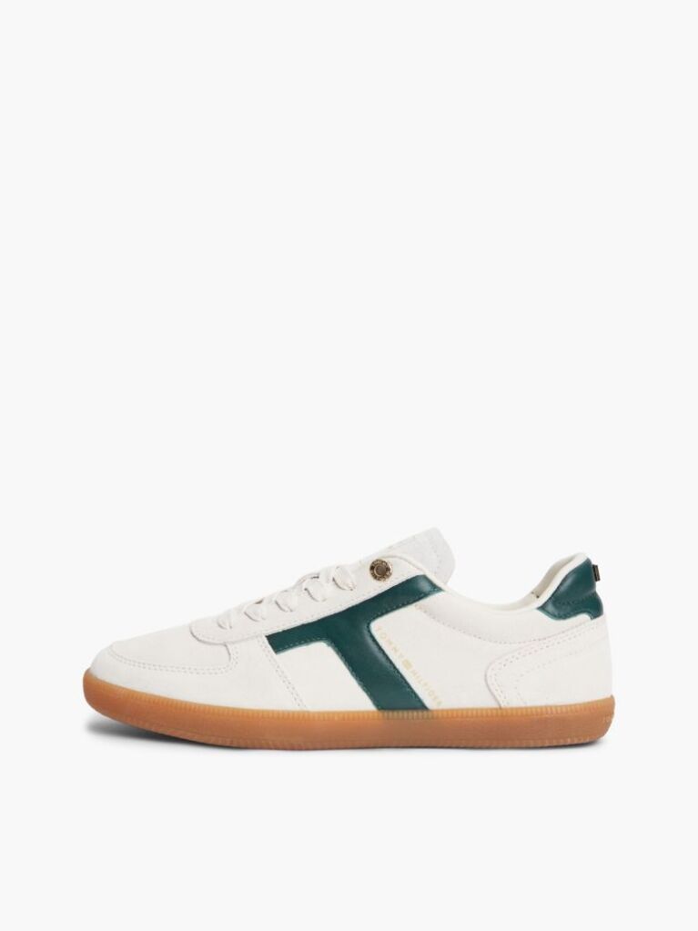 Μπεζ Σουέτ Sneakers Με Μίξη Υφών  Γυναίκες