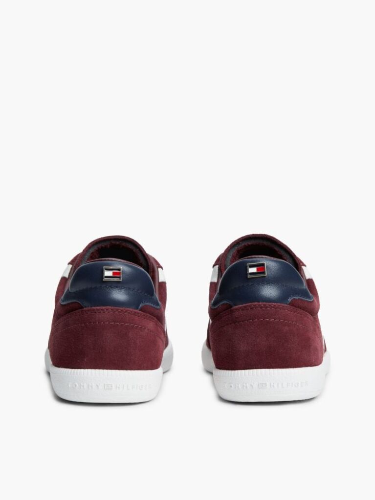 Κόκκινο Σουέτ Sneakers Με Μίξη Υφών  Γυναίκες