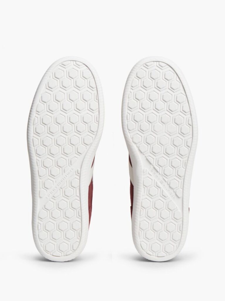 Κόκκινο Σουέτ Sneakers Με Μίξη Υφών  Γυναίκες