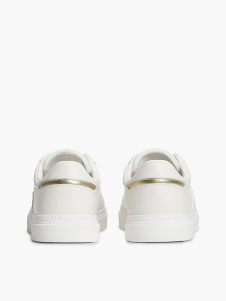 Μπεζ Δερμάτινα Sneakers Με Ανάγλυφο Φινίρισμα  Γυναίκες
