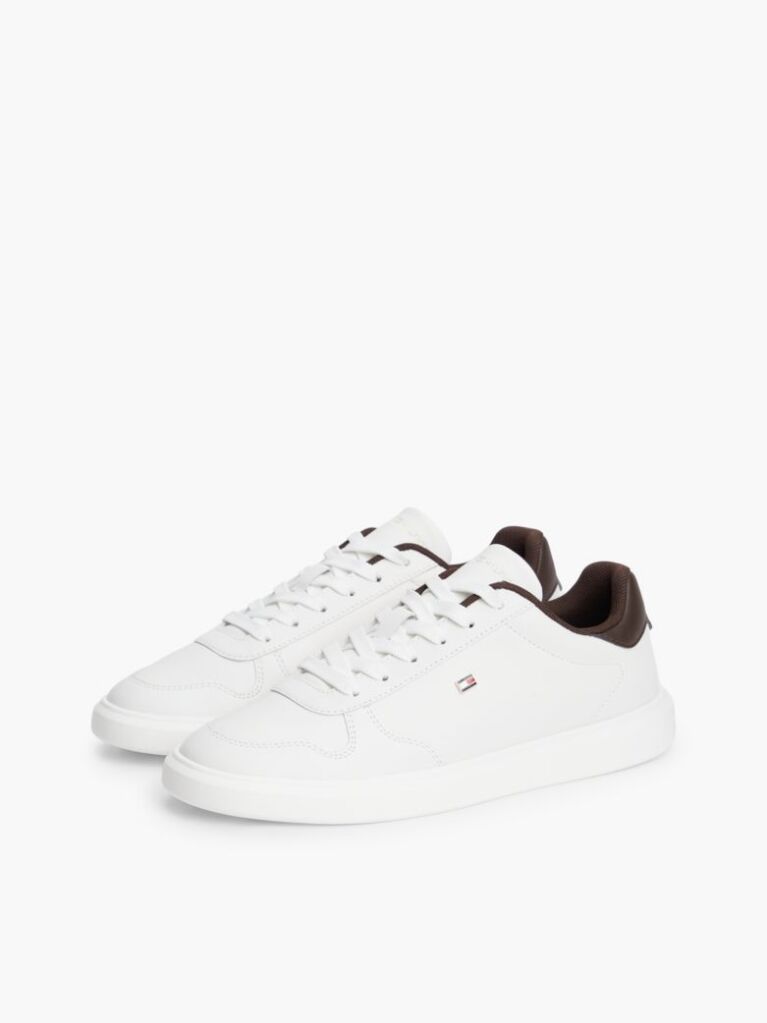 Μπεζ Δερμάτινα  Sneakers  Γυναίκες