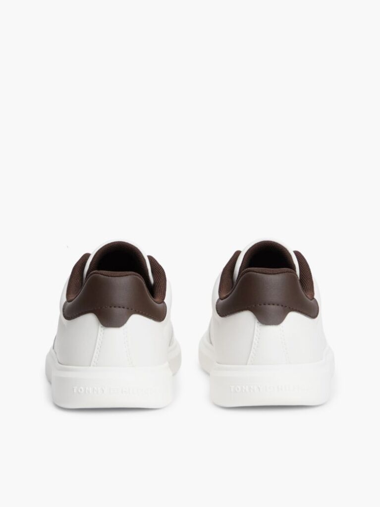 Μπεζ Δερμάτινα  Sneakers  Γυναίκες