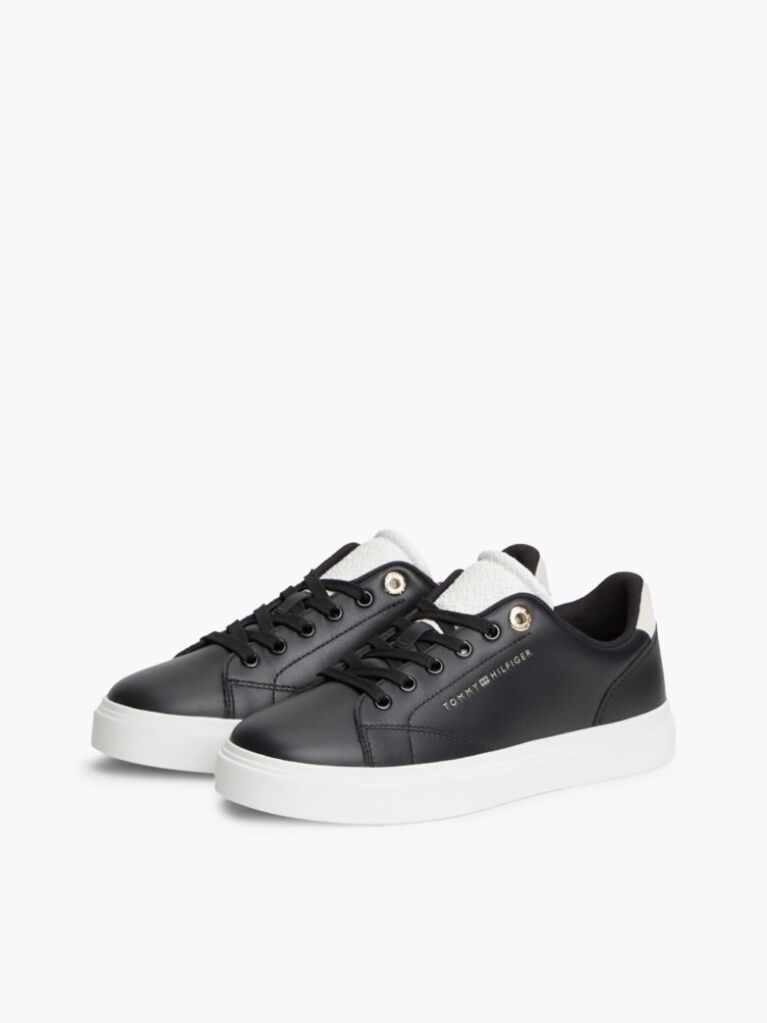 Multi TH Monogram Leather Cupsole Sneakers  Women