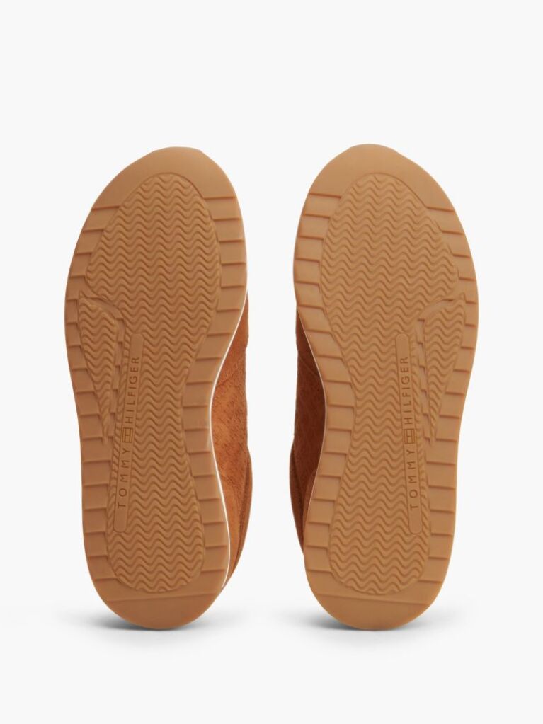 Καφέ TH Monogram Σουέτ Sneakers  Γυναίκες