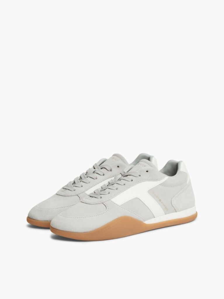 Γκρι Σουέτ Sneakers Με Χαμηλό Κόψιμο  Γυναίκες