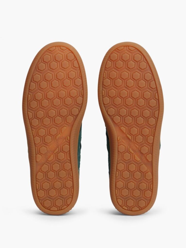 Green Embossed TH Monogram Leather Sneakers  Women