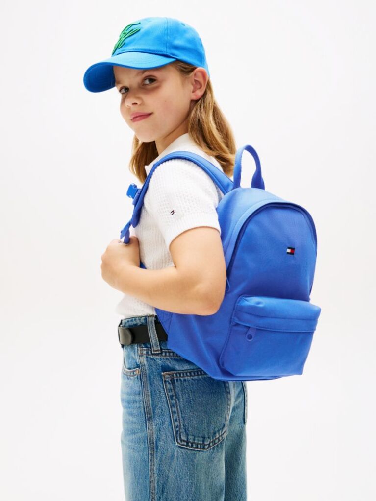 Μπλε Σακίδιο Πλάτης Με Διάτρητη Τσέπη  Παιδί Unisex